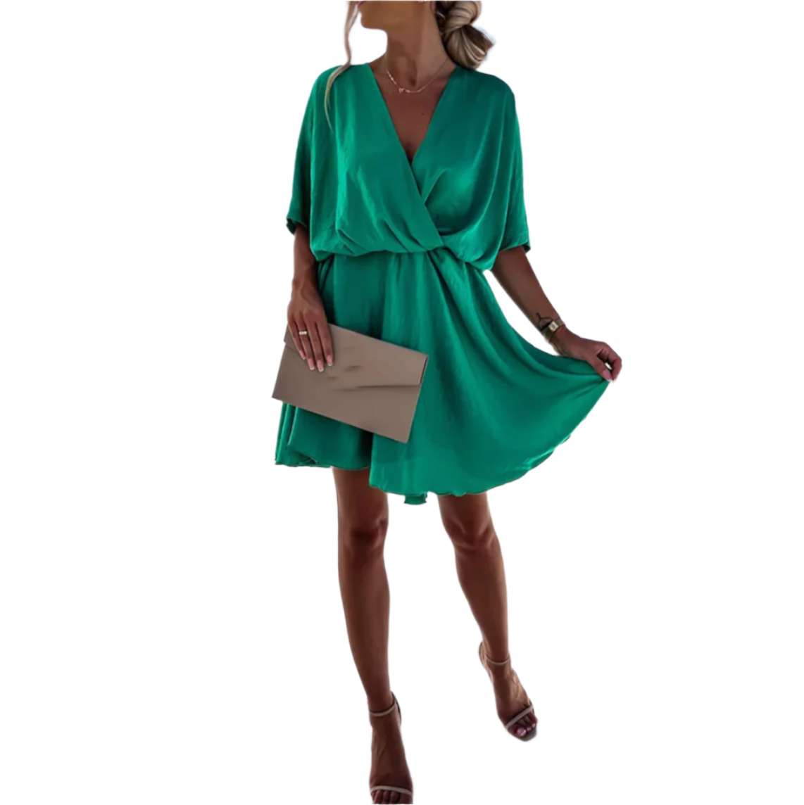 Suzanne - Robe d'été - Coton pur, Détails délicats - Femme