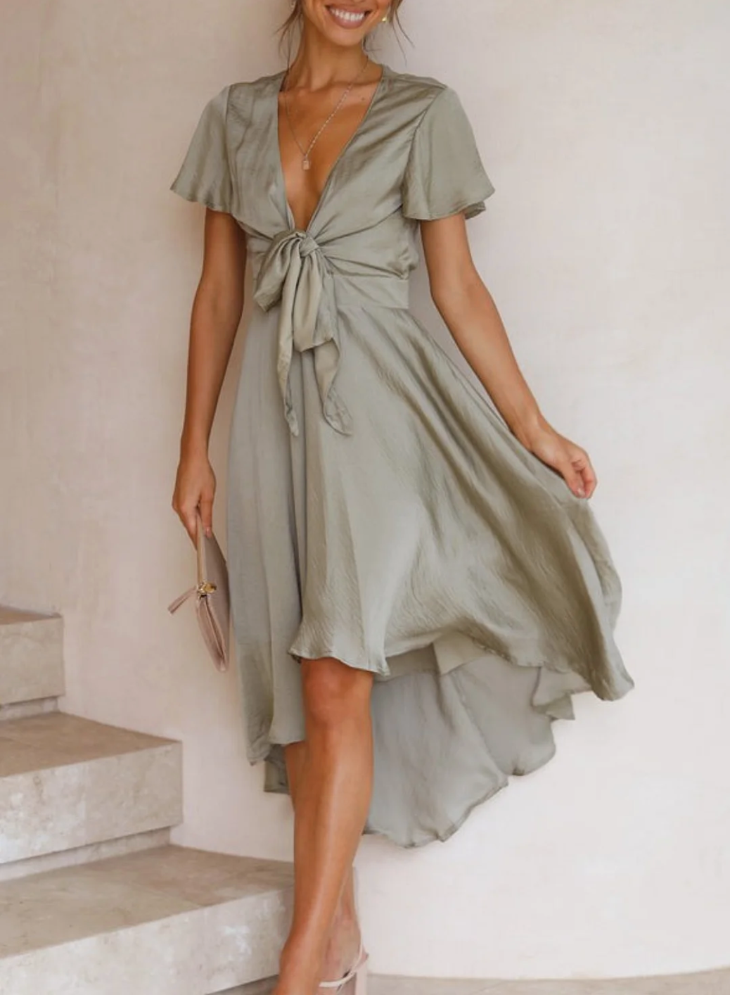Béatrice - Maxi-robe fluide - Style chic, Élégant - Femme