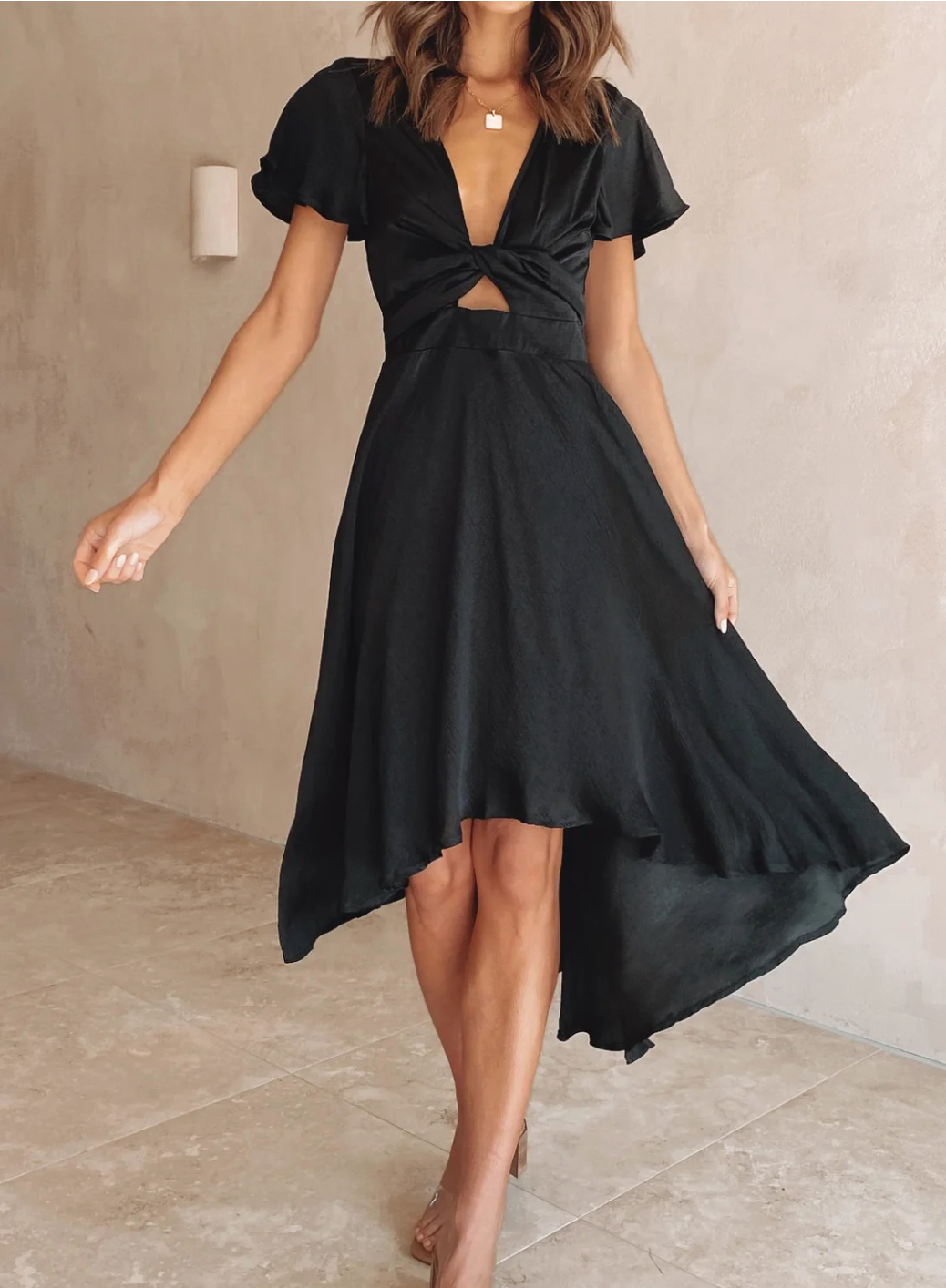 Béatrice - Maxi-robe fluide - Style chic, Élégant - Femme