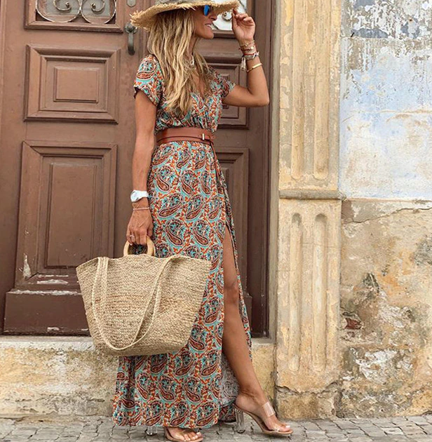 Camille - Robe Maxi Élégante