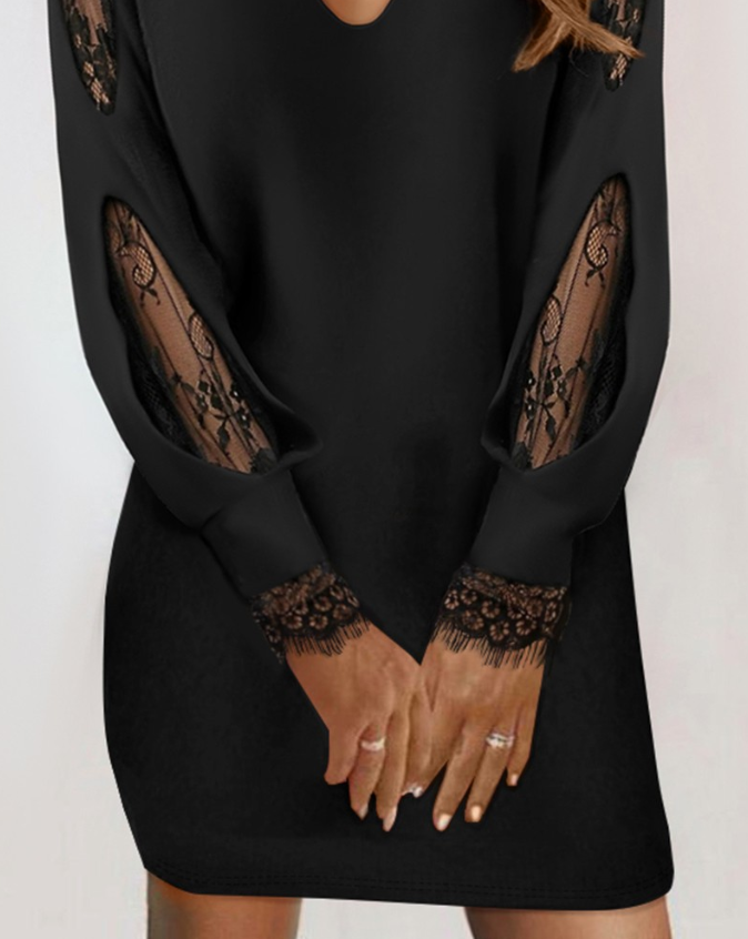 Robe Pull Femme en Dentelle - Karen