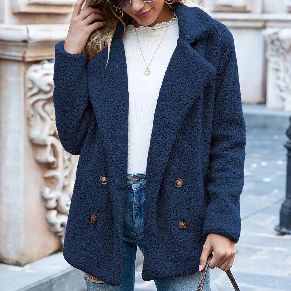 Nadine - Manteau Chic Court Croisé