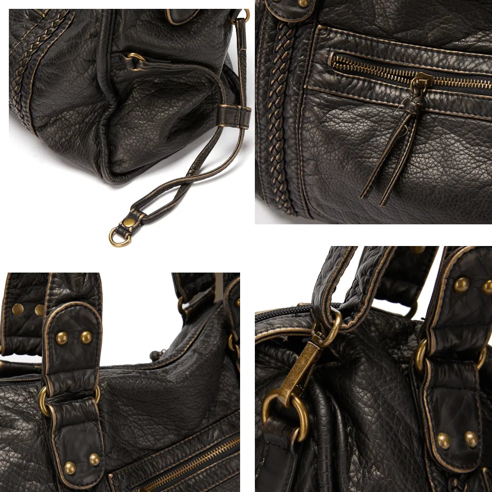 Marie - Sac Main Noir Femme