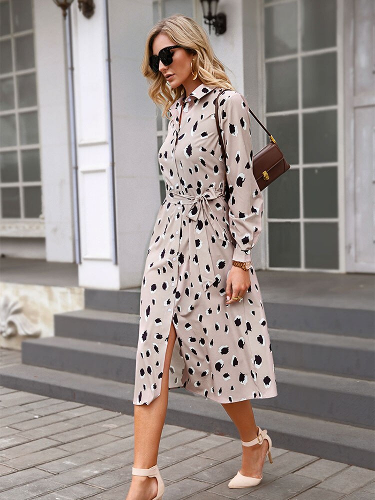 Delphine - Robe Chemise Bohème