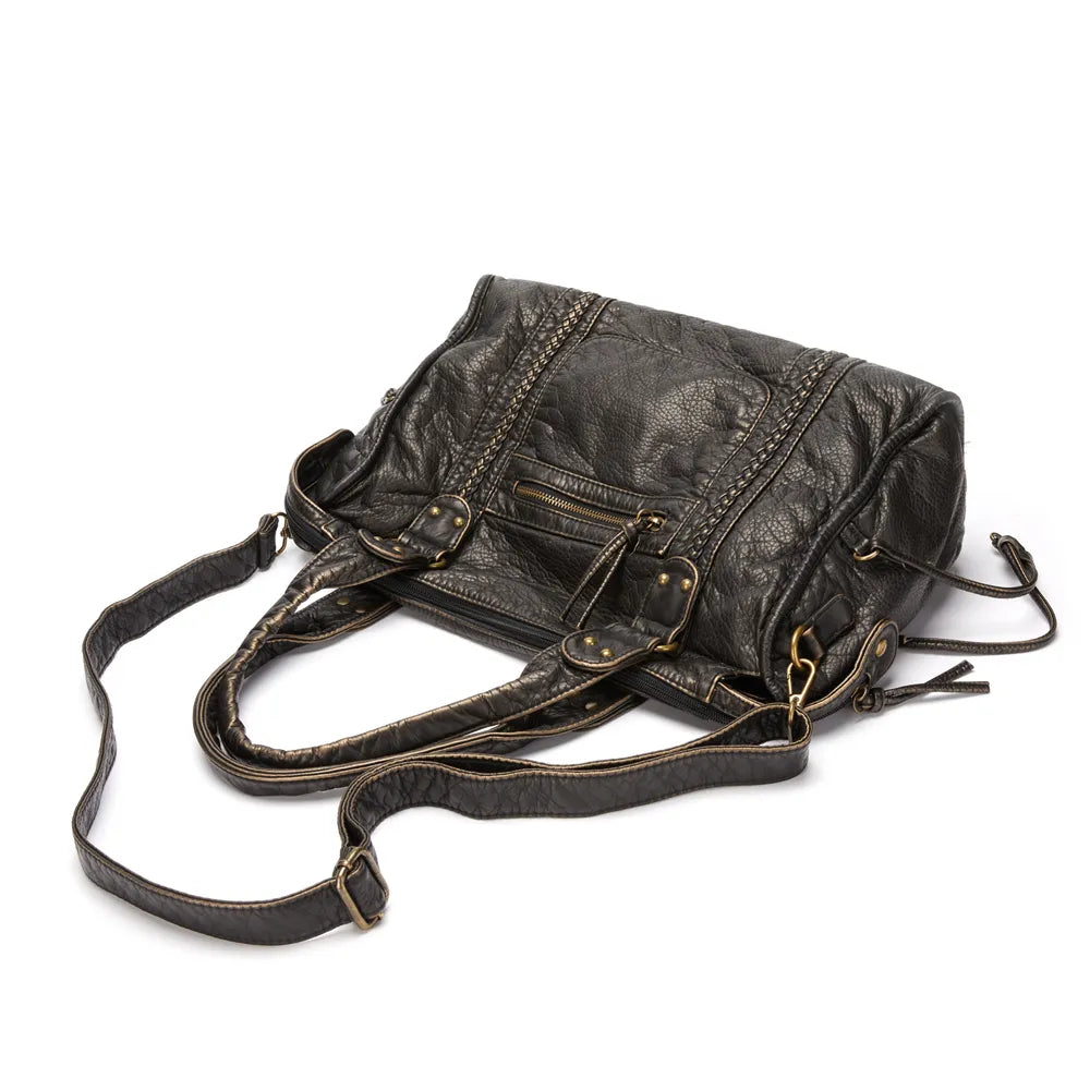 Marie - Sac Main Noir Femme