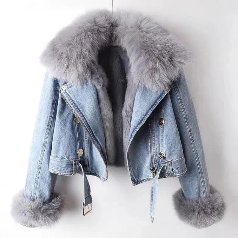 Sabine - Manteau Élégant en Jean