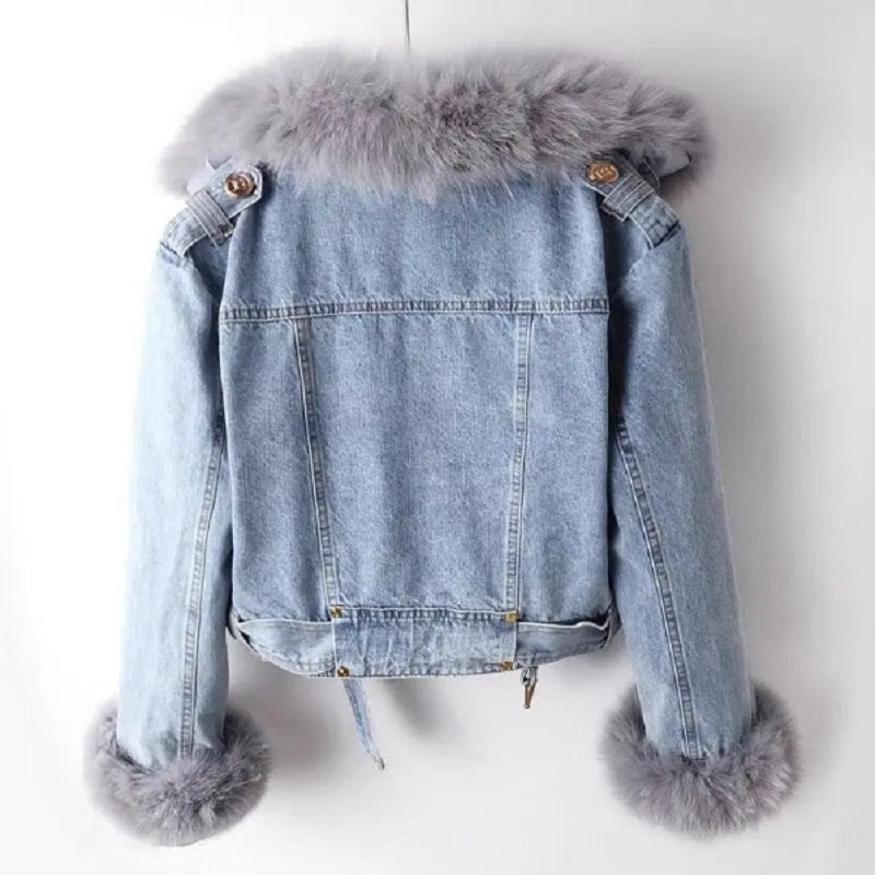 Sabine - Manteau Élégant en Jean