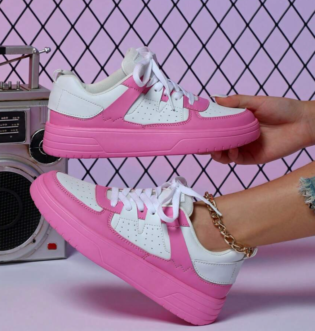 Charlotte | Baskets Stylées à Plateforme