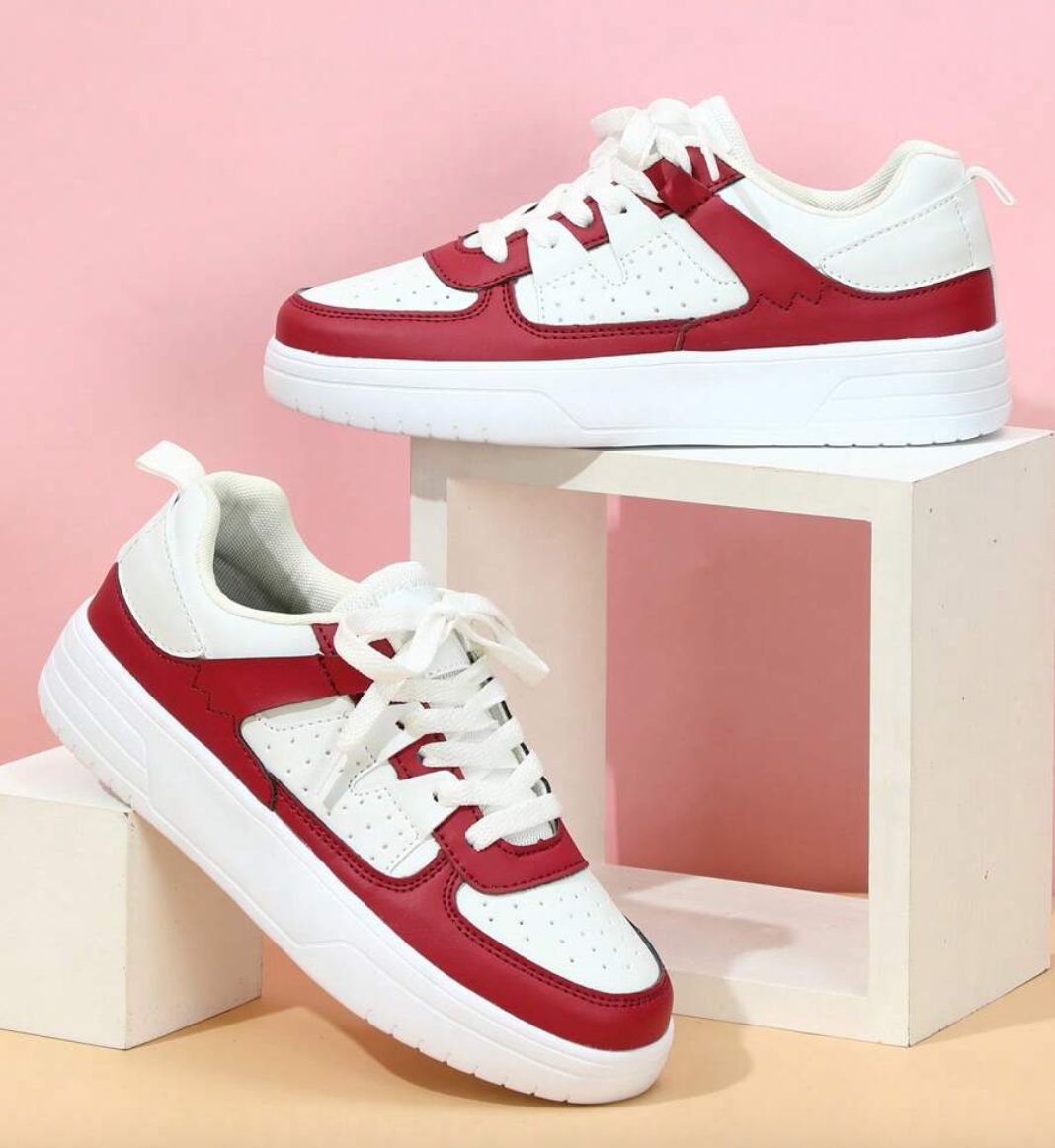 Charlotte | Baskets Stylées à Plateforme