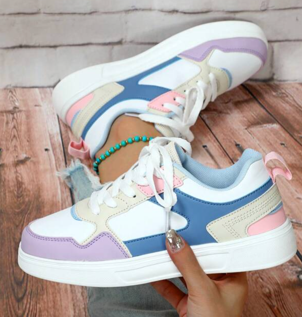 Charlotte | Baskets Stylées à Plateforme