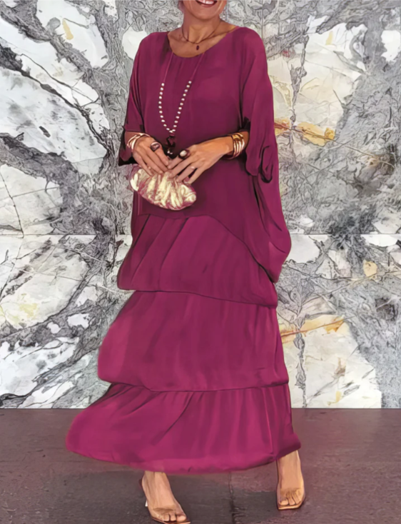 Amandine - Robe Longue de Soirée Élégante Femme