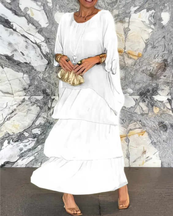 Amandine - Robe Longue de Soirée Élégante Femme