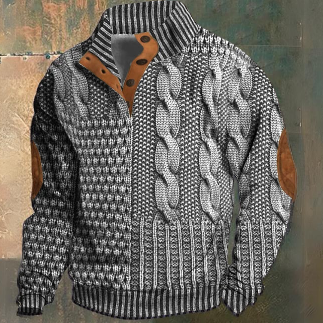 Franck | Pull Chic Torsadé Coudières