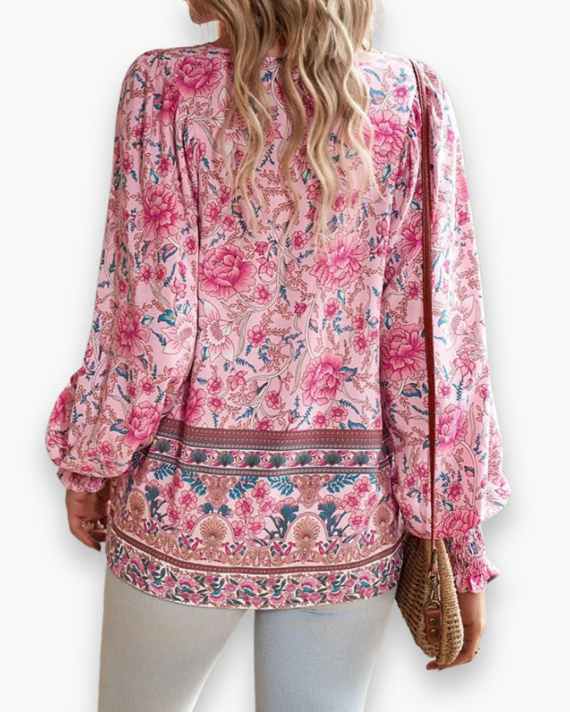 Top fleuri léger femme | Haut d'été 1
