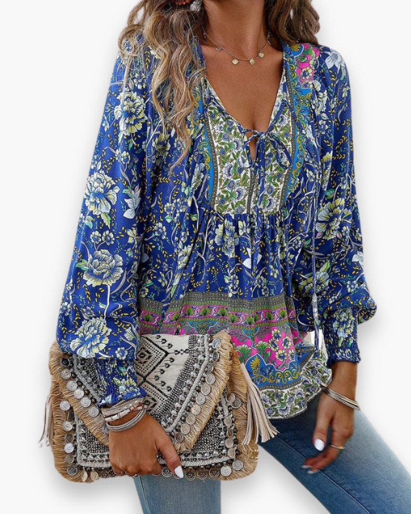 Top fleuri léger femme | Haut d'été 2