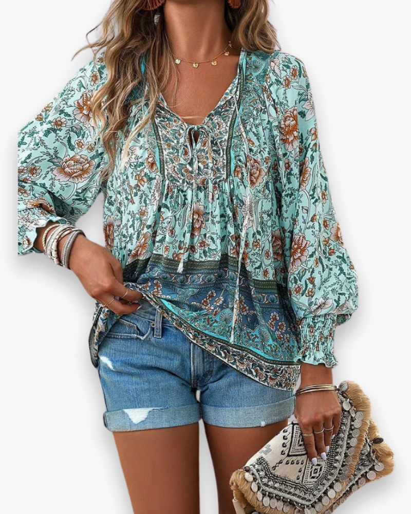 Top fleuri léger femme | Haut d'été 5