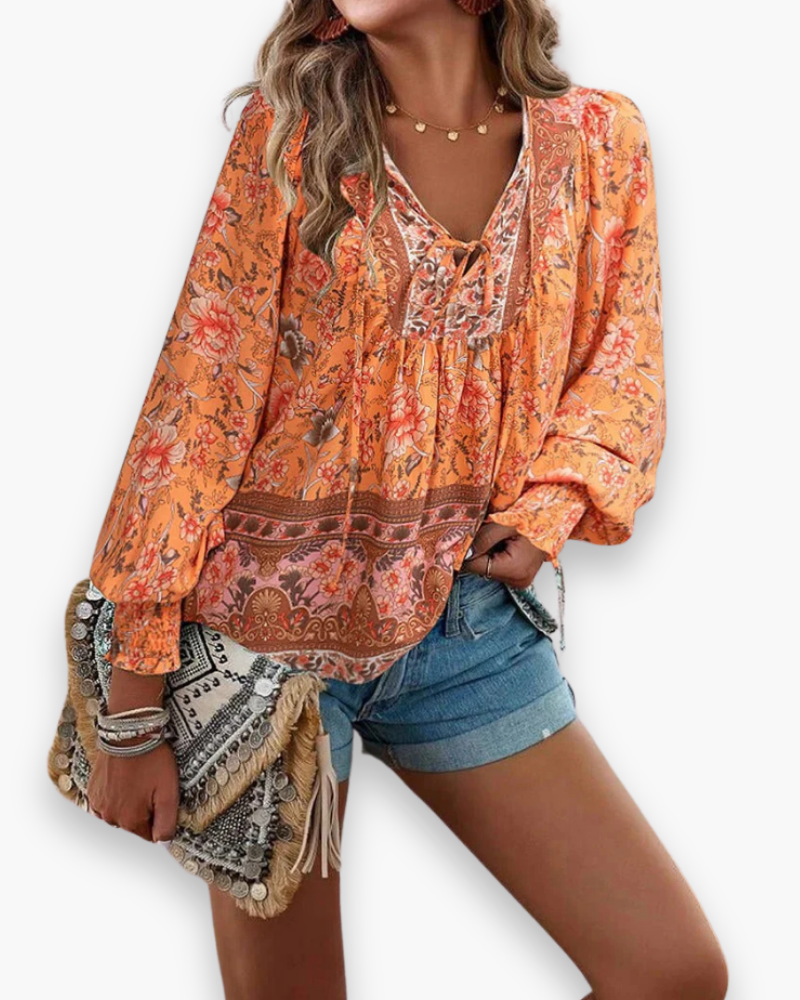 Top fleuri léger femme | Haut d'été 6