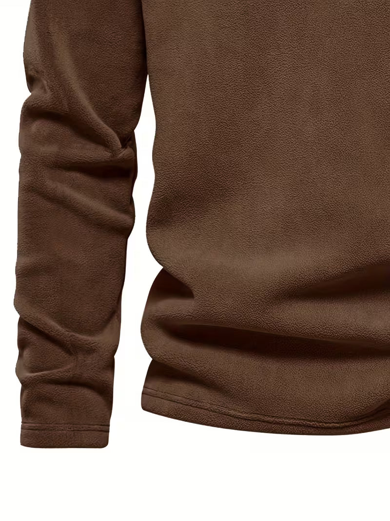Marc - Pull Intemporel Col Montant Zippé