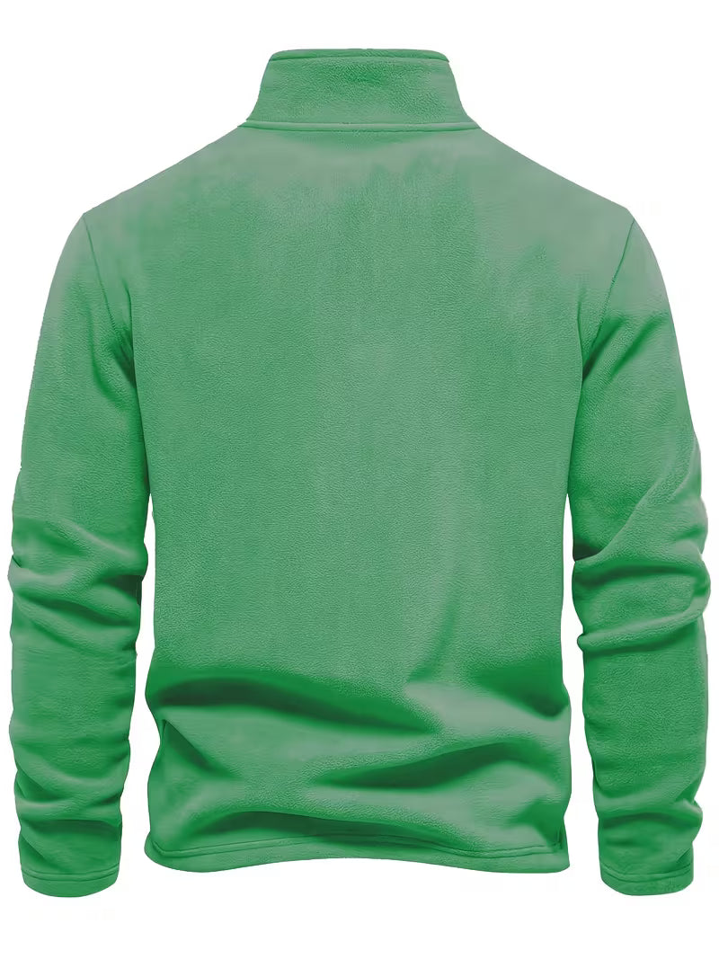 Marc - Pull Intemporel Col Montant Zippé