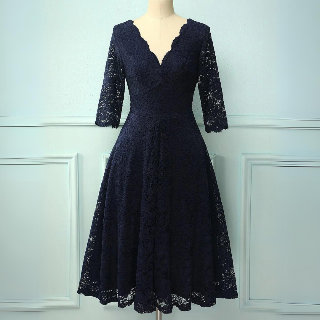 Angélique - Robe d'Été Légère Mi-Longue Imprimée Femme