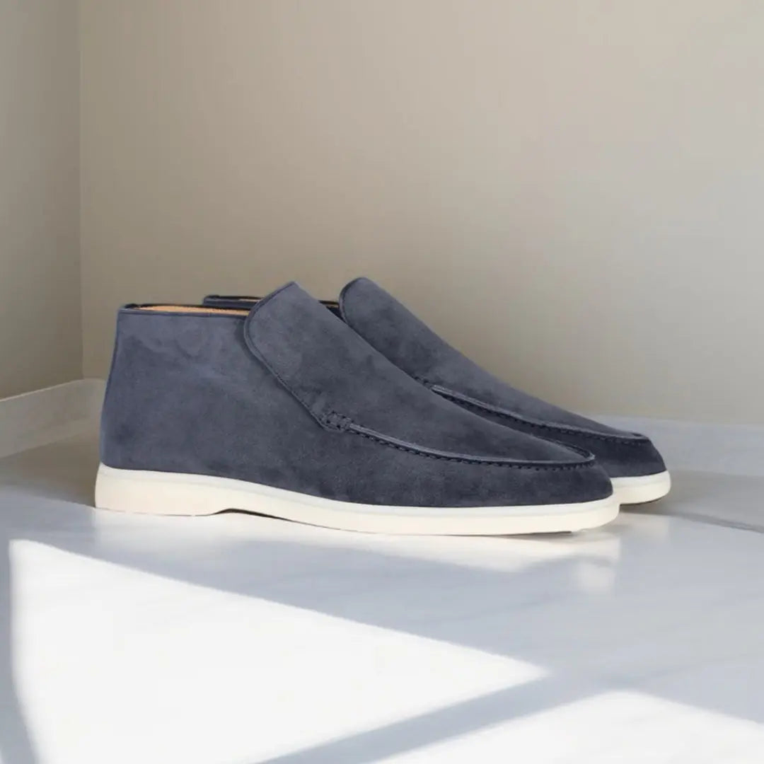 Jules - Mocassins élégants en daim homme