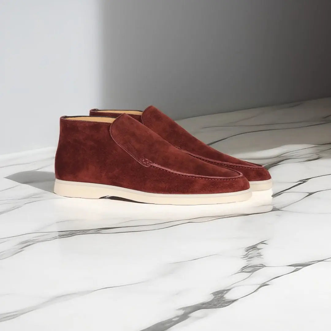 Jules - Mocassins élégants en daim homme