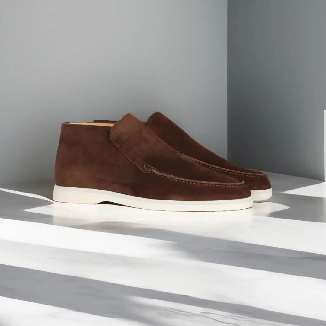 Jules - Mocassins élégants en daim homme