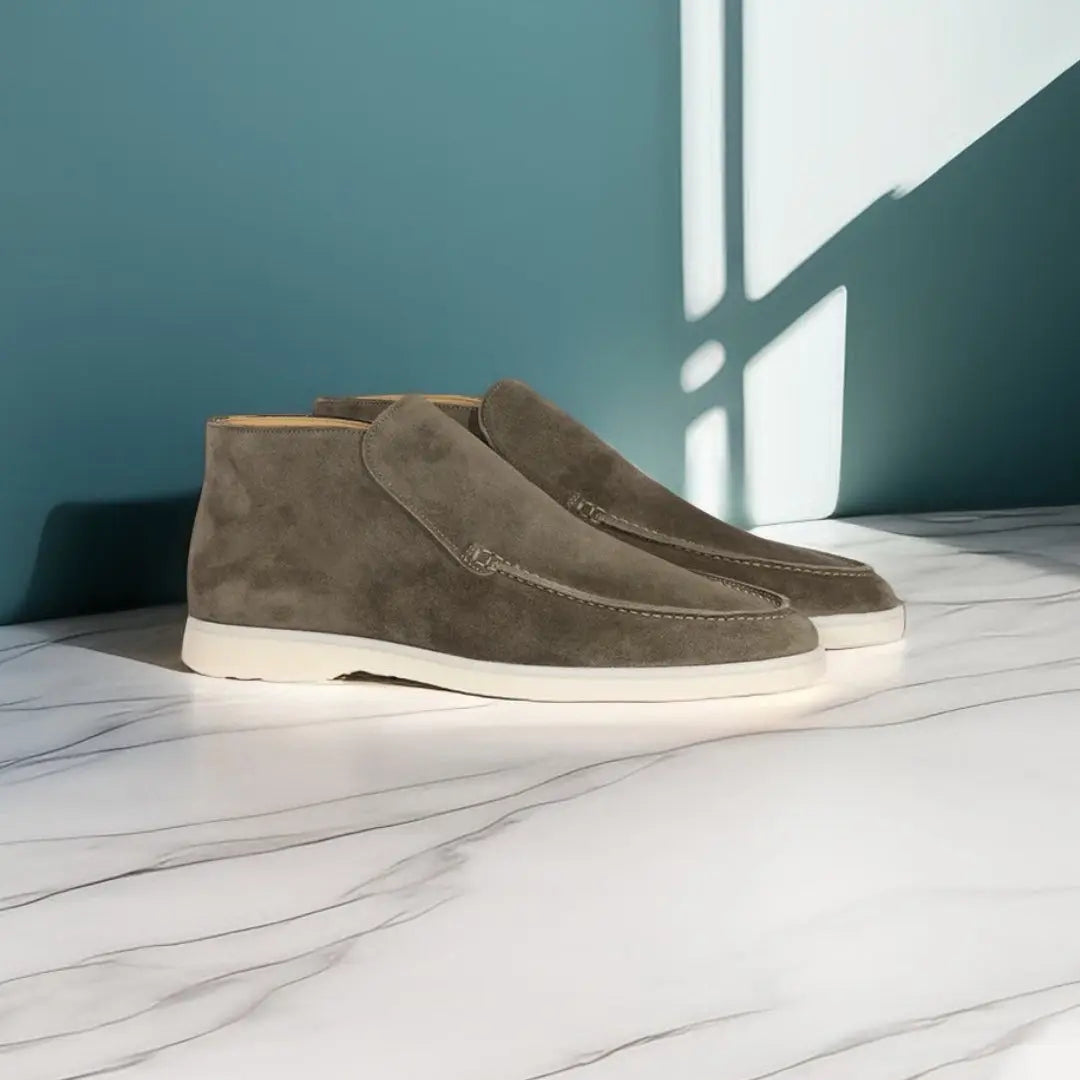 Jules - Mocassins élégants en daim homme