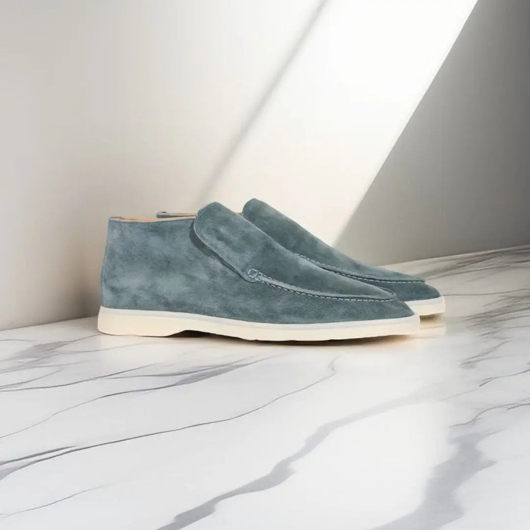 Jules - Mocassins élégants en daim homme