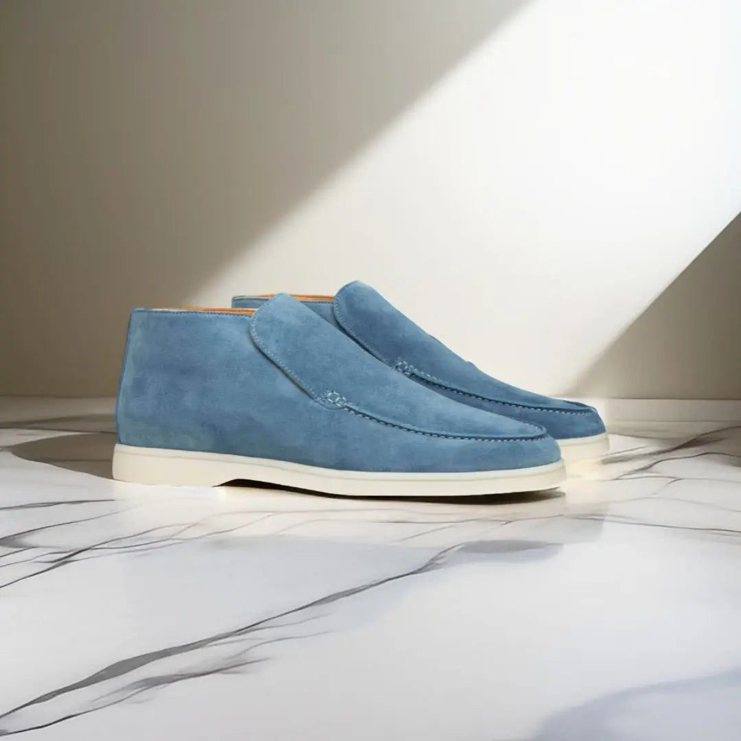 Jules - Mocassins élégants en daim homme