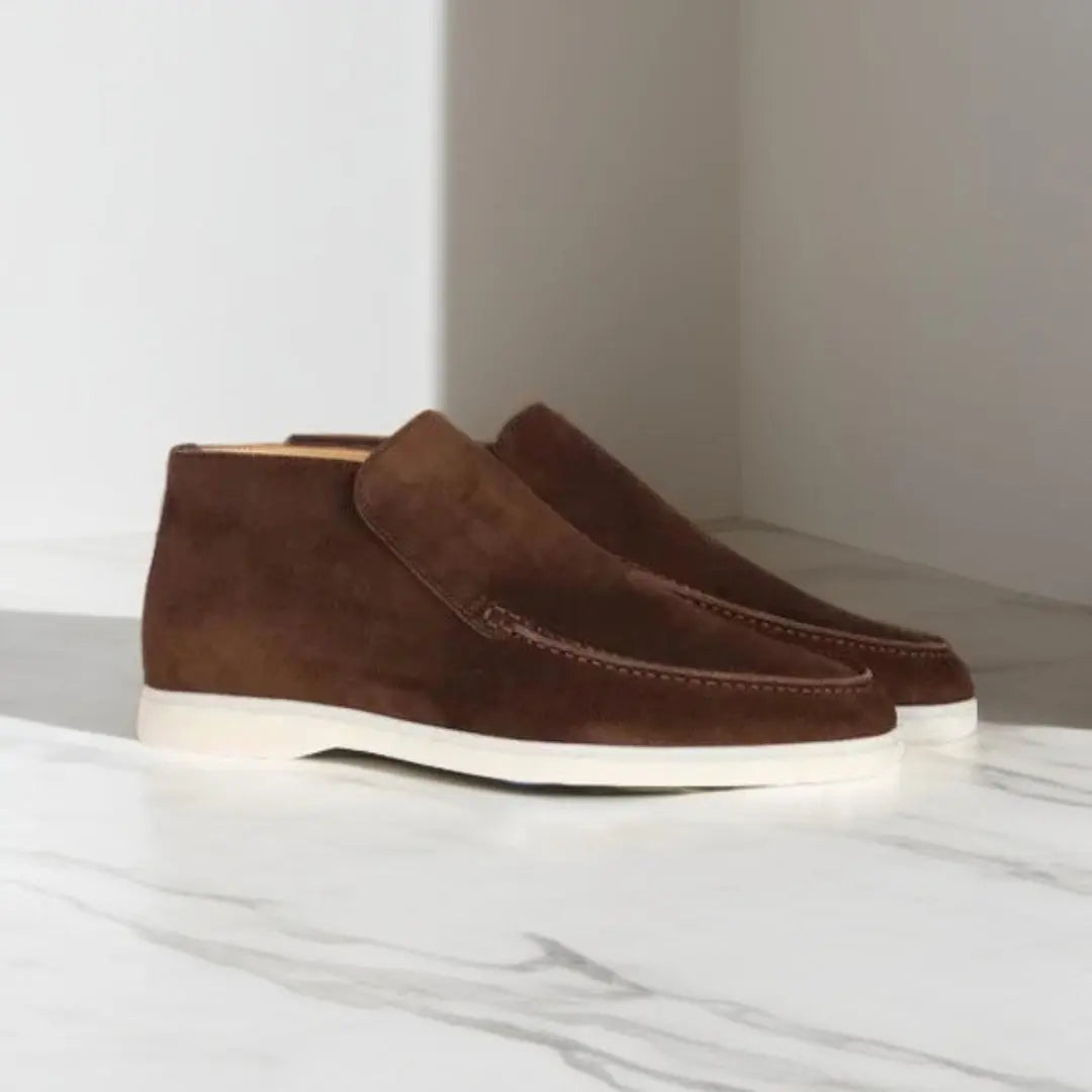 Jules - Mocassins élégants en daim homme
