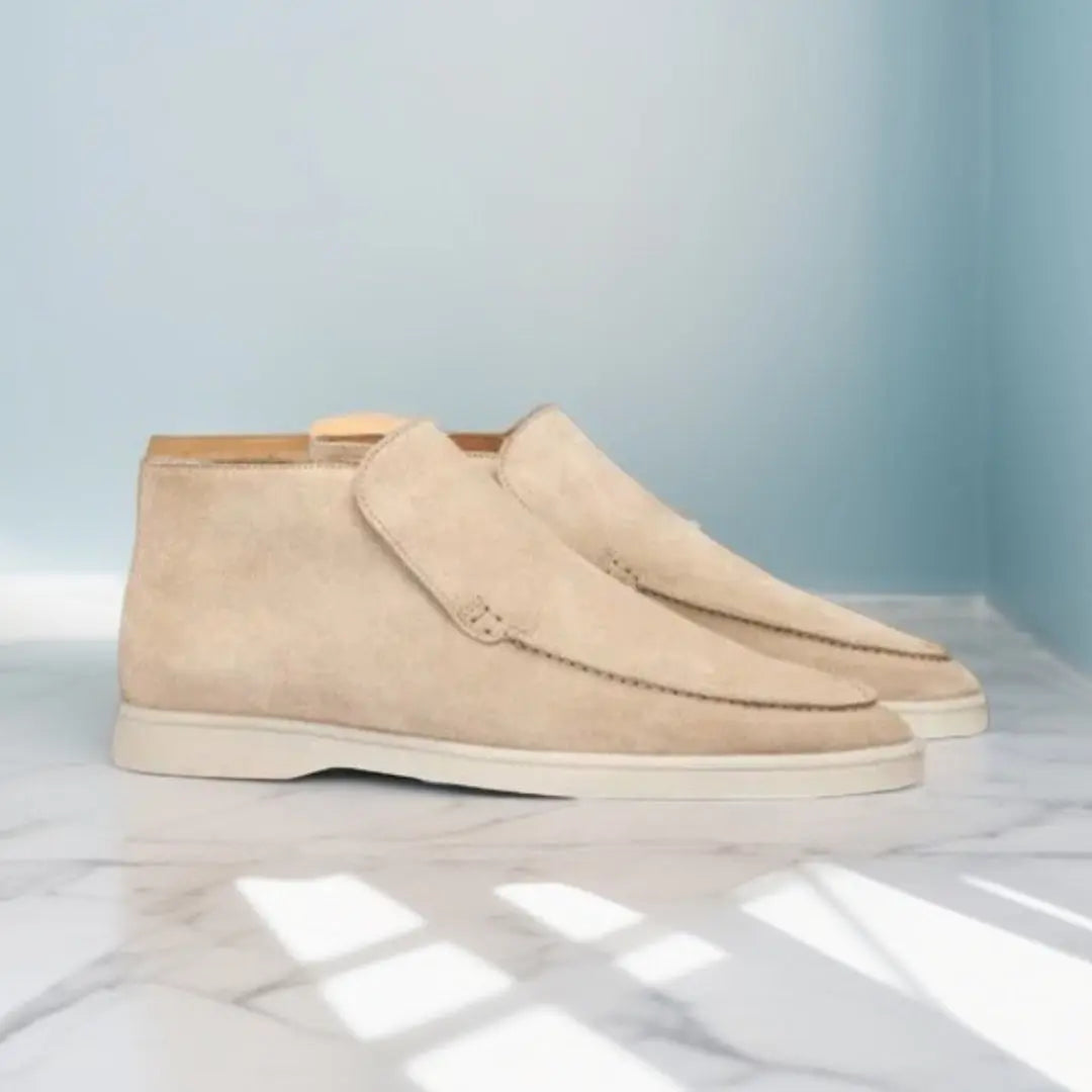Jules - Mocassins élégants en daim homme