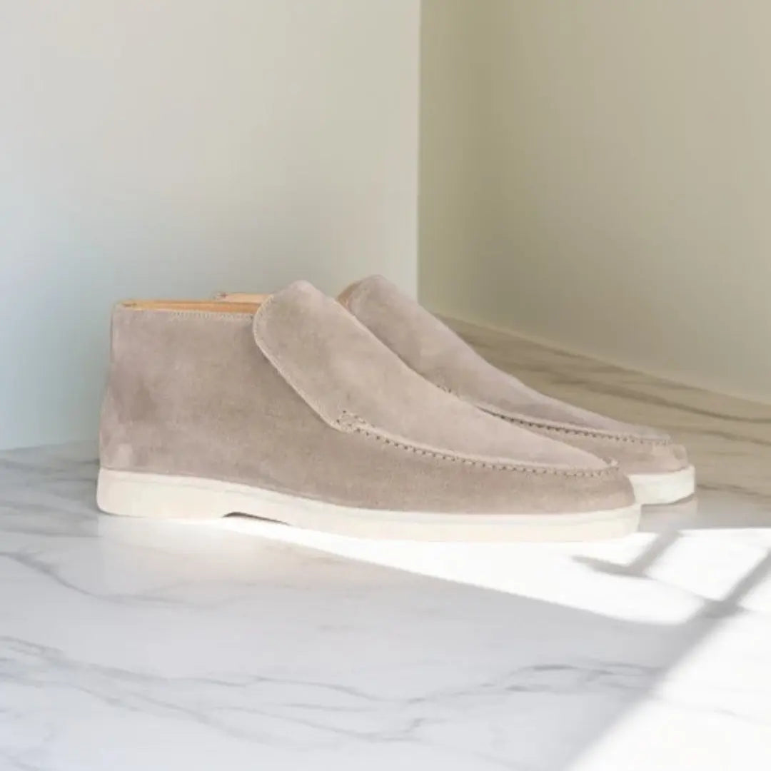 Jules - Mocassins élégants en daim homme