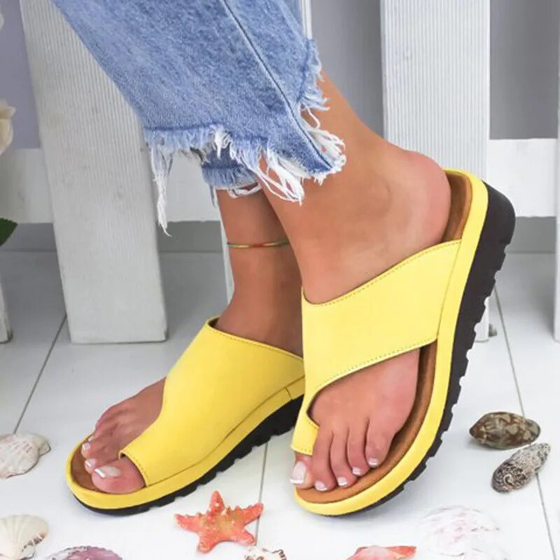 Nathalie - Sandales orthopédiques - Talon compensé, Femme