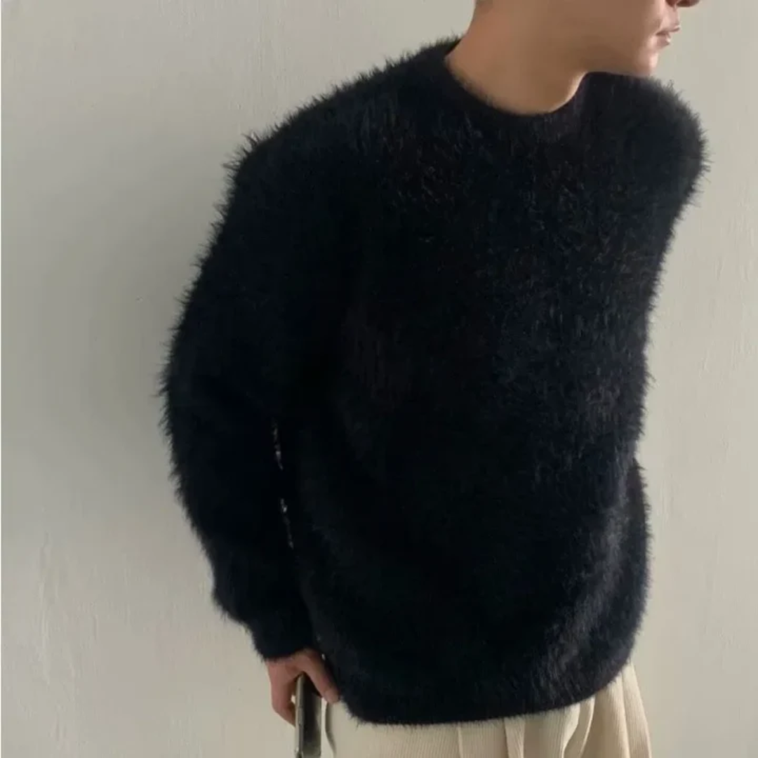 Léon - Pull Doux Chaud Confort Chaleureux Homme
