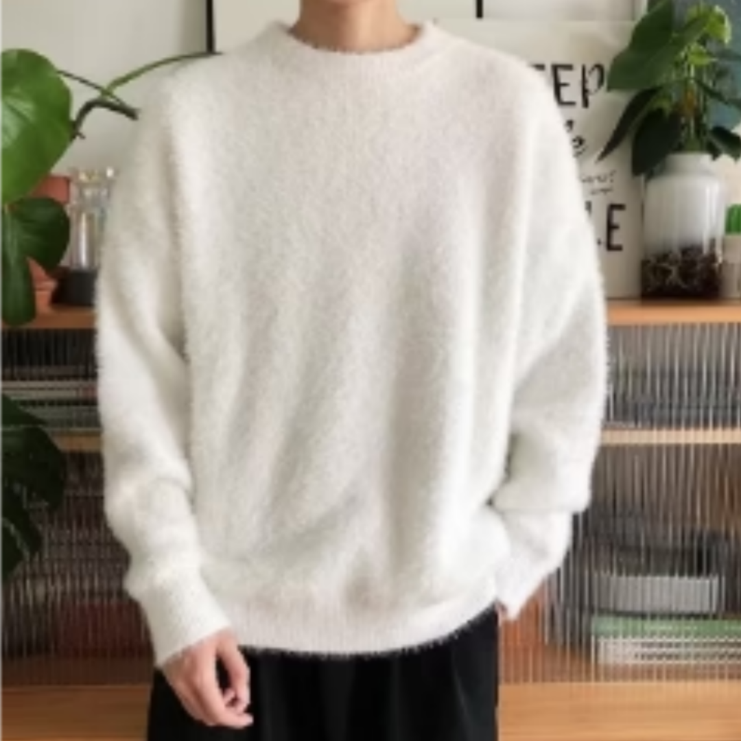 Léon - Pull Doux Chaud Confort Chaleureux Homme
