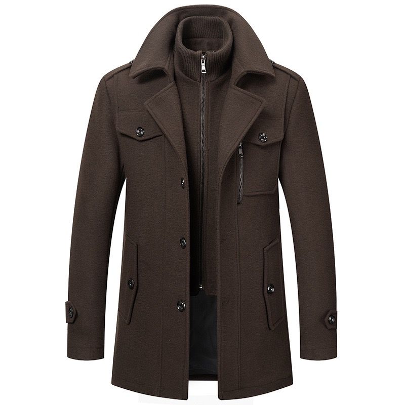 Patrick - Manteau Intemporel Long Double Col