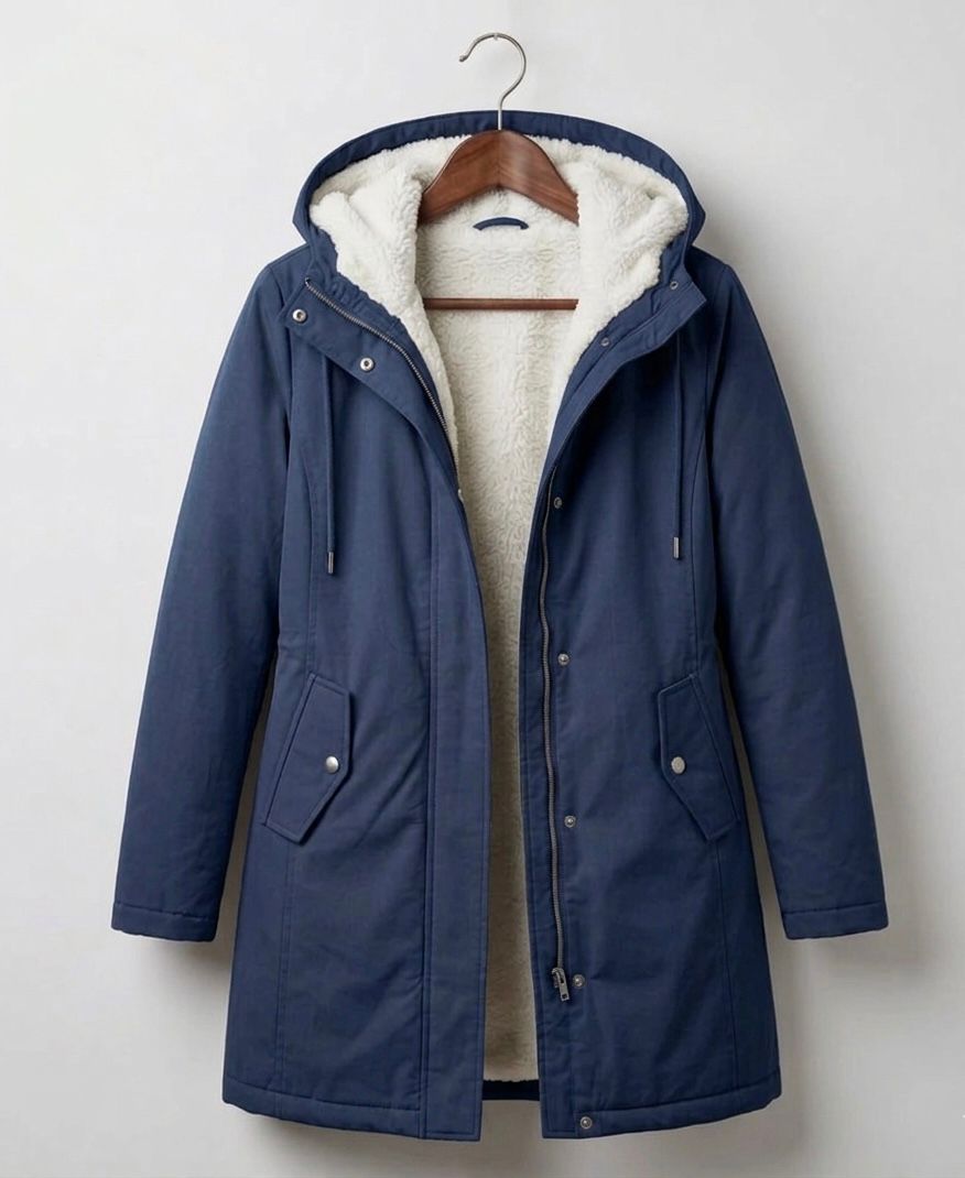 Michèle | Parka Élégante Chaude Doublée Polaire