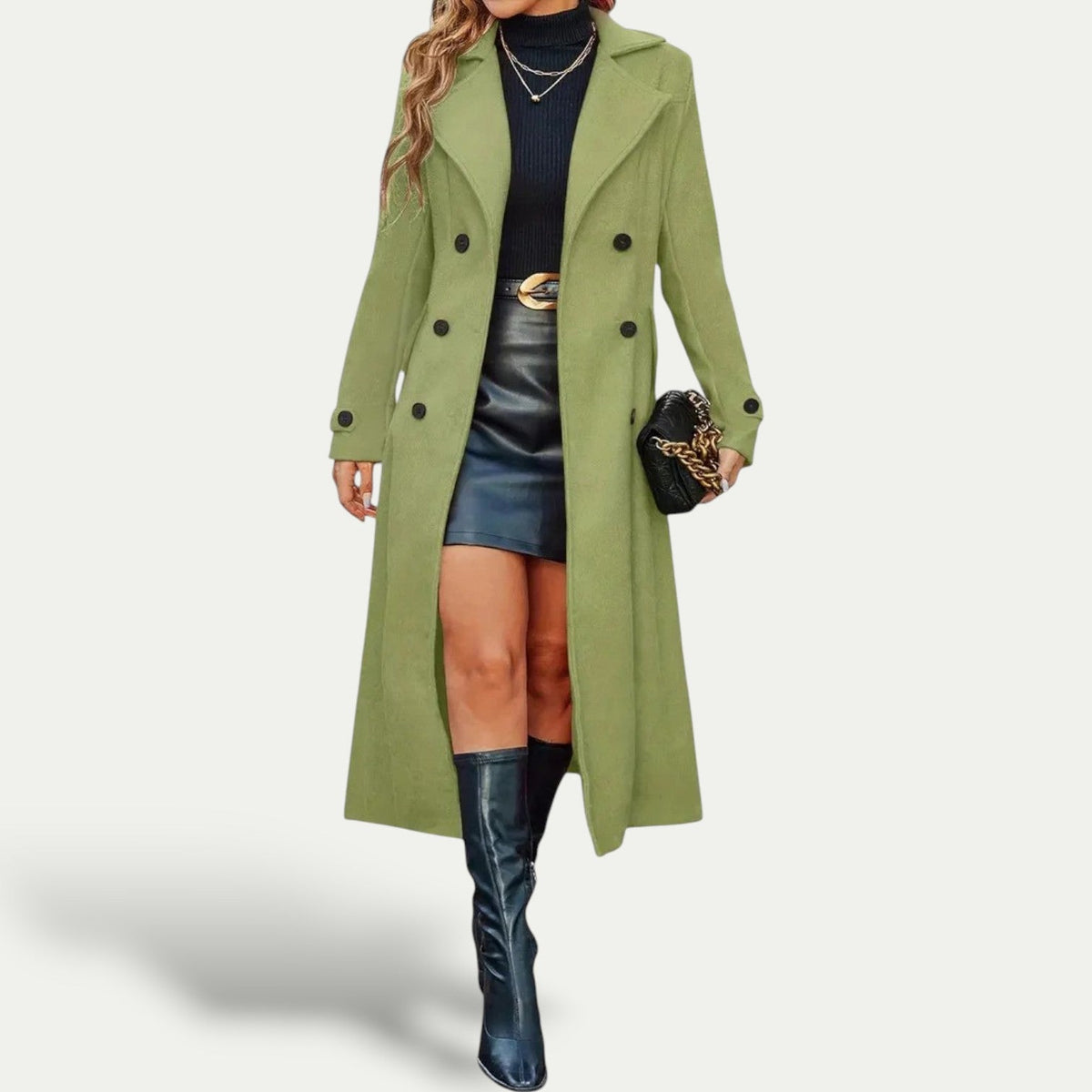 Caroline | Manteau Élégant Cintré Classique