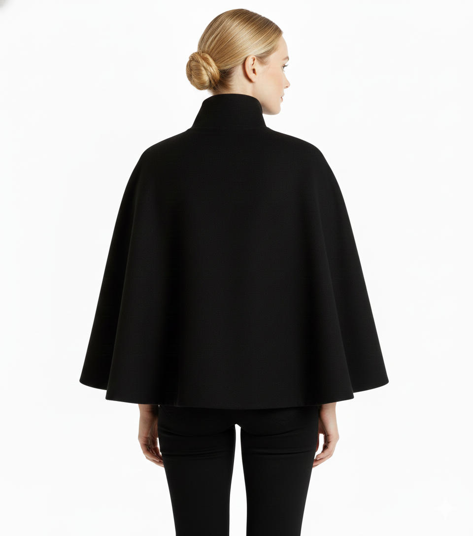 Camila – Manteau laine femme à col élégant