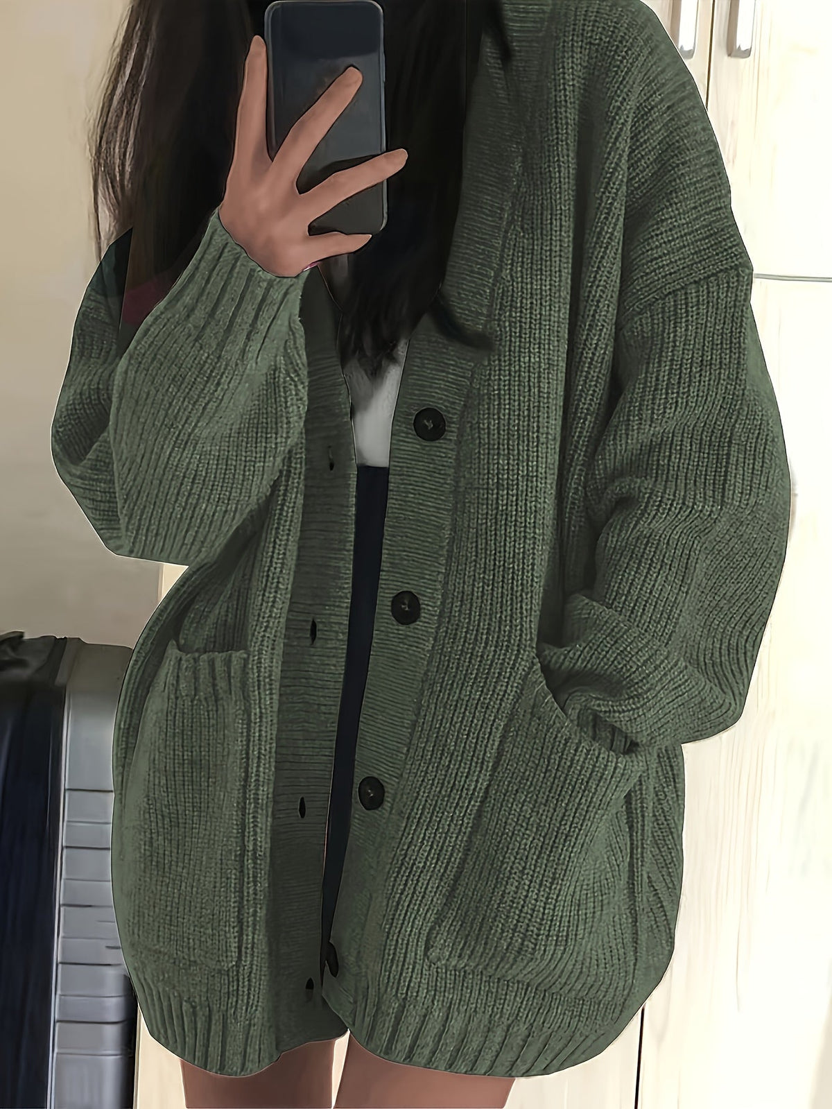 Chloé - Cardigan Chic Oversize Grosse Maille