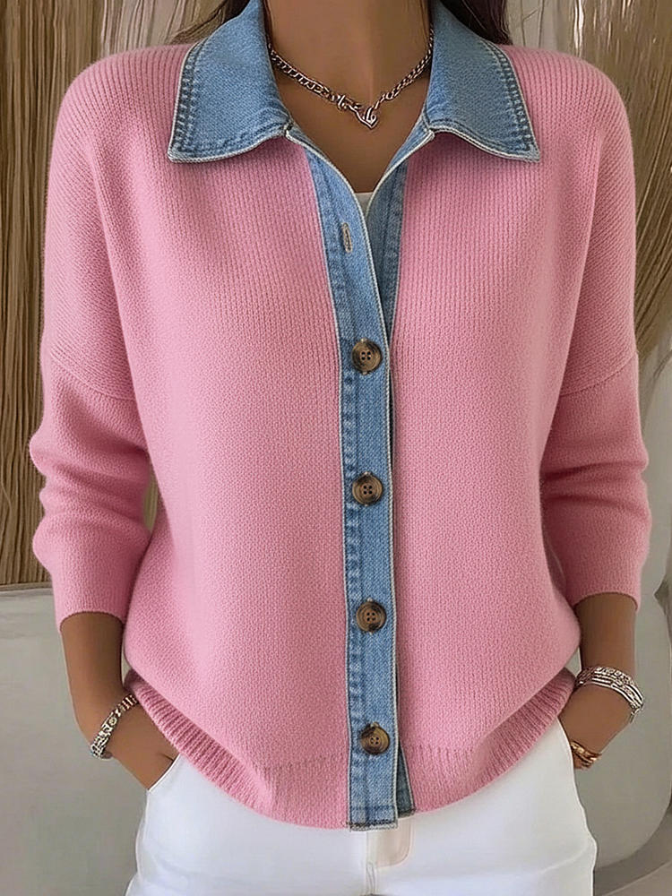 Hélène | Cardigan Chic Maille Boutonné