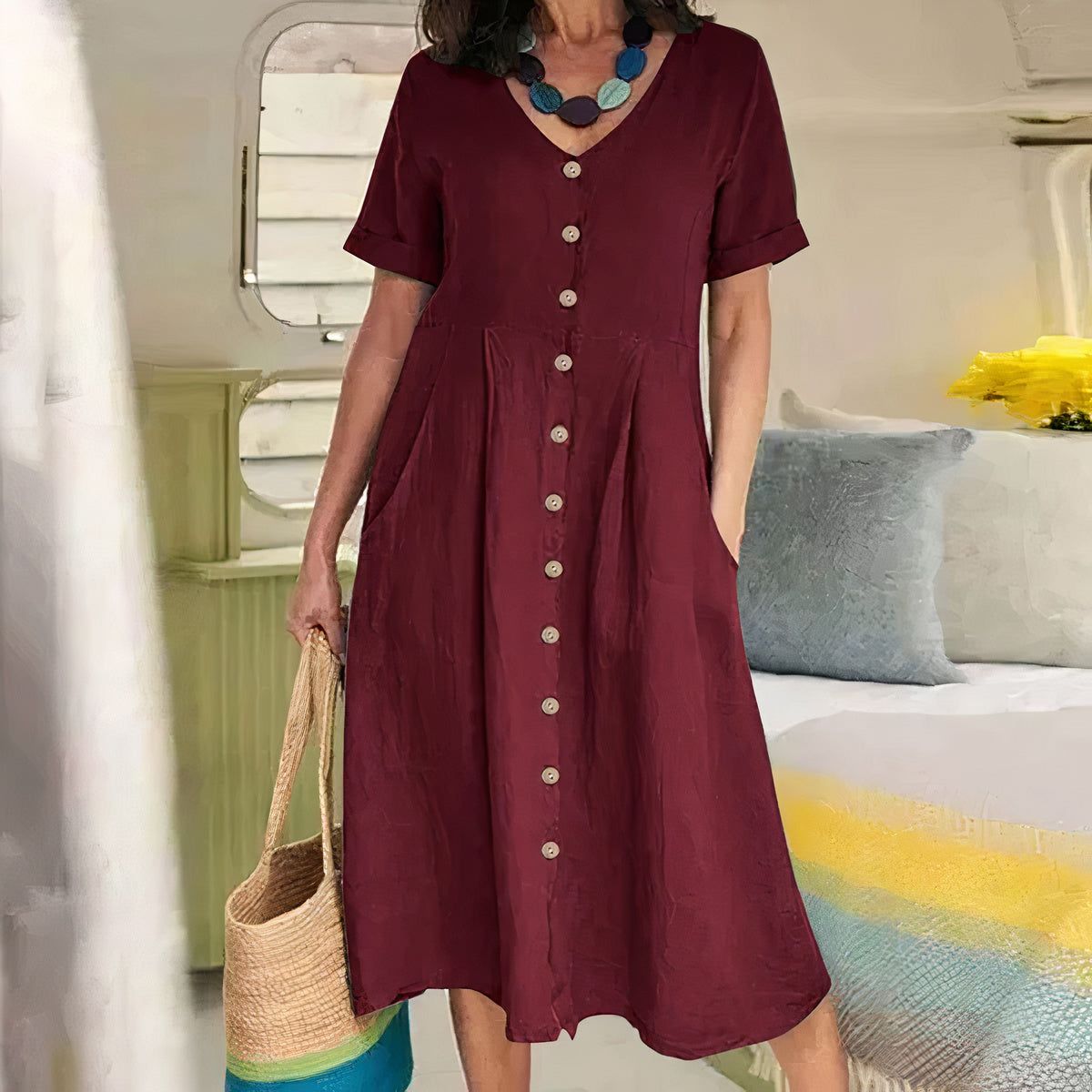 Delphine - Robe Fluide Légère