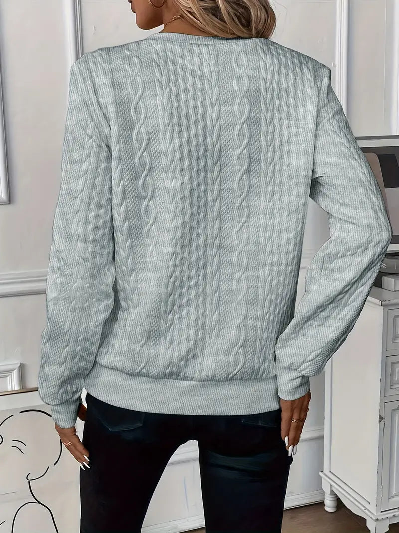 Alice - Pull Tricoté Élégant Femme