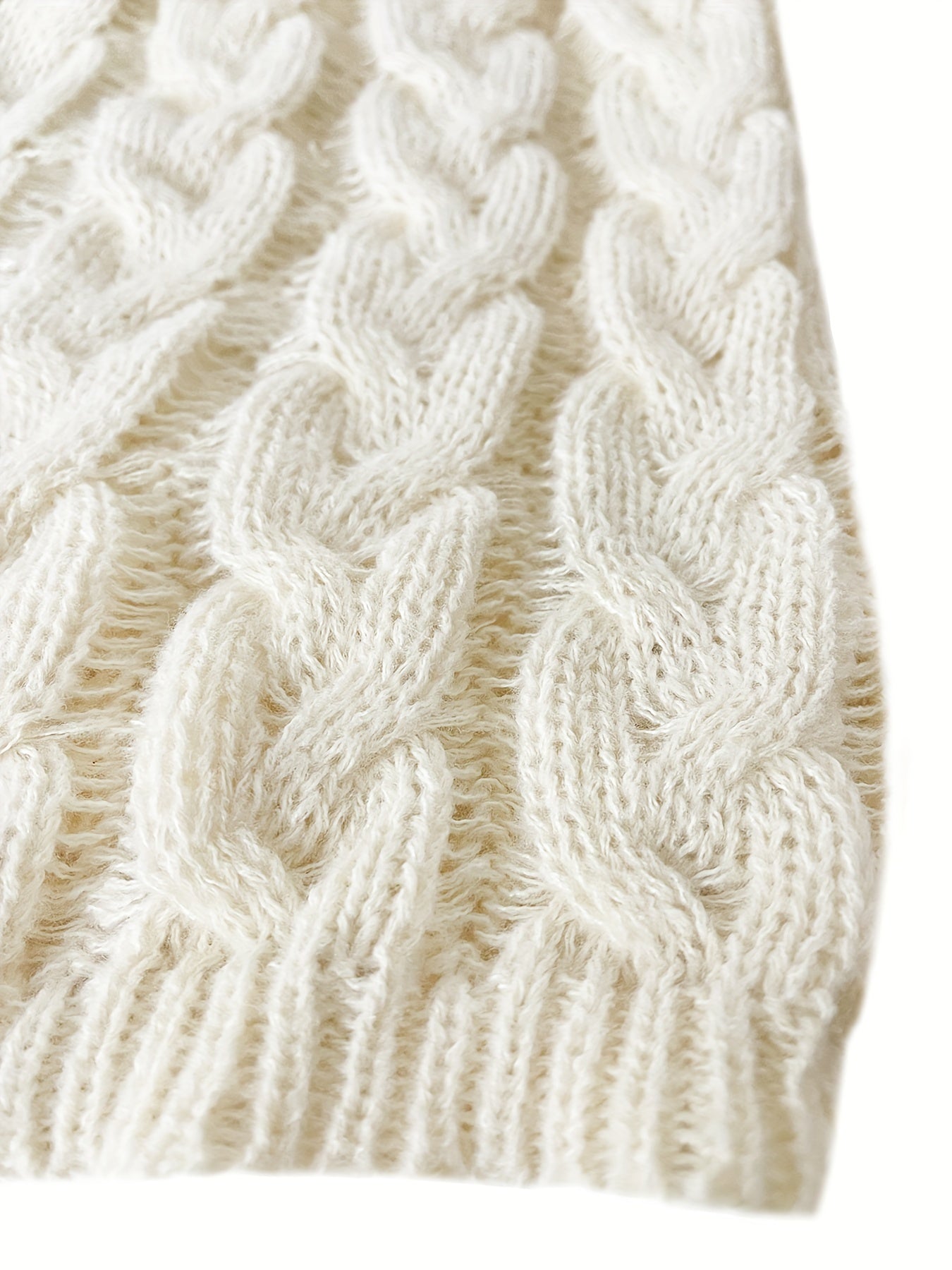 Sylvie - Pull Élégant Grosse Maille Col V