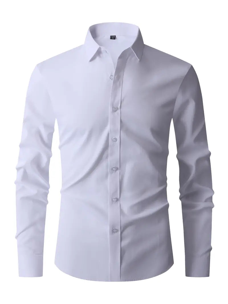 Jules - Chemise Homme Manches Longues Slim Fit Chic