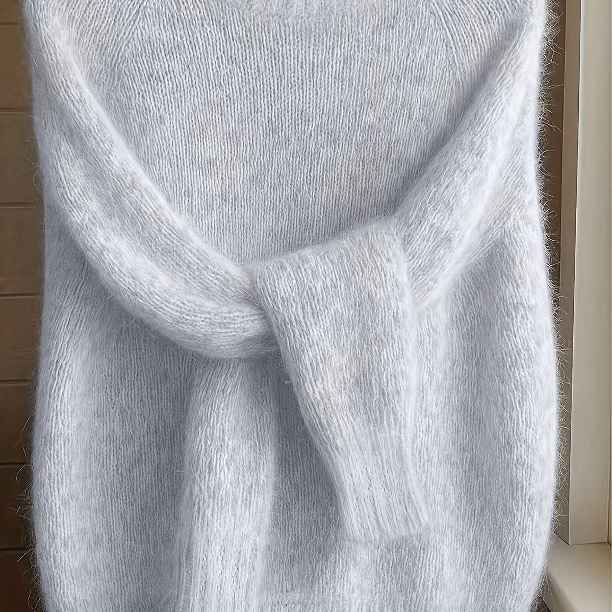 Marguerite - Pull Féminin Grosse Maille Col Rond
