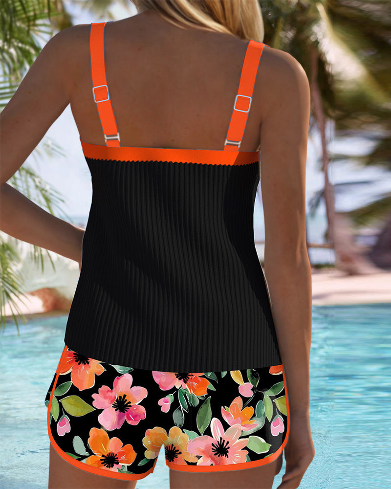 Margaux - Tankini Élégant Bohème