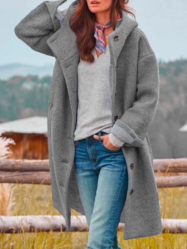 Céline | Manteau Élégant Long Chaud