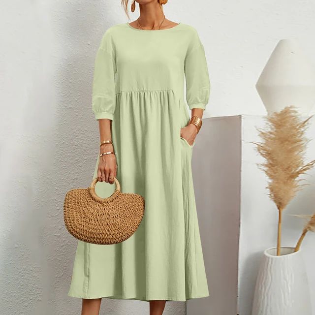 Stéphanie - Robe Midi Confortable